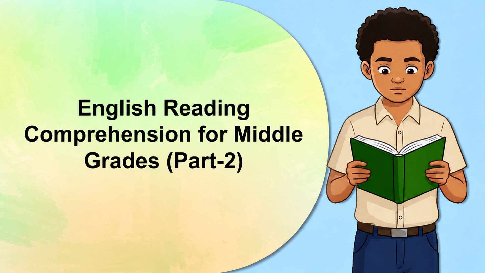 English Reading Comprehension for Middle Grades - Part 2 BTWWRCMG-V1